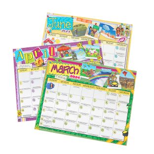 Really Good Stuff® Monthly Calendar Pages and Stickers 2023-2024 Double Sided Intermediate Really Good Stuff® Monthly Calendar Pages and Stickers 2023-2024 Double Sided Intermediate