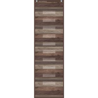Dark Wood Pocket Chart